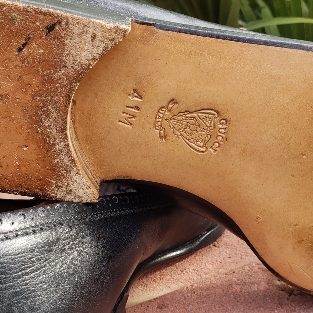 RARE VINTAGE GUCCI 🇮🇹 LOAFERS - Picture 13 of 14